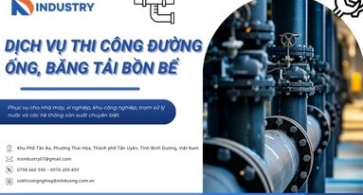 DỊCH VỤ THI CÔNG ĐƯỜNG ỐNG, BĂNG TẢI BỒN BỂ - NS INDUSTRY