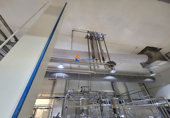 Hệ cấp liệu nhà máy kem